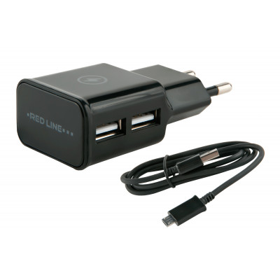 Сетевое зар./устр. Redline NT-2A 2.1A черный (УТ000013638)