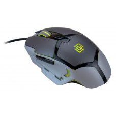 Мышь Оклик 915G HELLWISH V2 черный/серый оптическая (2400dpi) USB (6but)