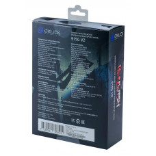 Мышь Оклик 915G HELLWISH V2 черный/серый оптическая (2400dpi) USB (6but)