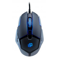 Мышь Оклик 915G HELLWISH V2 черный/серый оптическая (2400dpi) USB (6but)