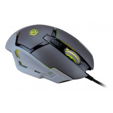 Мышь Оклик 915G HELLWISH V2 черный/серый оптическая (2400dpi) USB (6but)