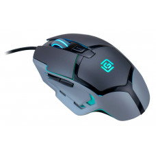 Мышь Оклик 915G HELLWISH V2 черный/серый оптическая (2400dpi) USB (6but)