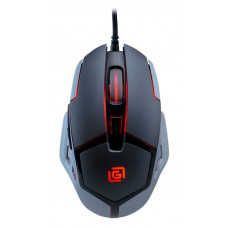 Мышь Оклик 915G HELLWISH V2 черный/серый оптическая (2400dpi) USB (6but)