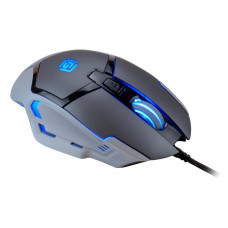 Мышь Оклик 915G HELLWISH V2 черный/серый оптическая (2400dpi) USB (6but)