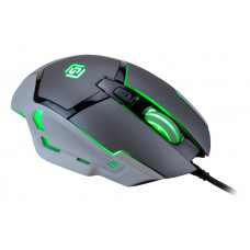 Мышь Оклик 915G HELLWISH V2 черный/серый оптическая (2400dpi) USB (6but)