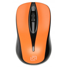 Мышь Оклик 675MW черный/оранжевый оптическая (800dpi) беспроводная USB для ноутбука (3but)