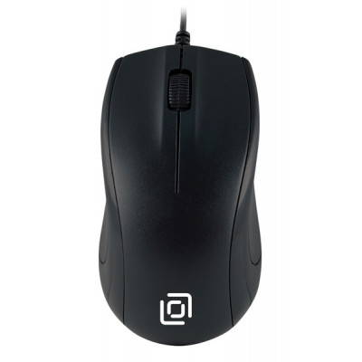 Мышь Оклик 185V2 черный оптическая (1000dpi) USB (3but)