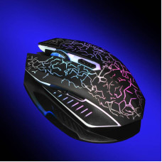 Мышь Оклик 895G HELLFIRE черный оптическая (3200dpi) USB (6but)