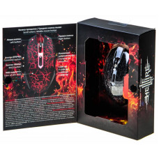 Мышь Оклик 895G HELLFIRE черный оптическая (3200dpi) USB (6but)