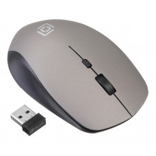Мышь Оклик 565MW matt черный/серый оптическая (1600dpi) беспроводная USB для ноутбука (4but)