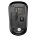 Мышь Оклик 525MW черный/синий оптическая (1000dpi) беспроводная USB для ноутбука (3but)