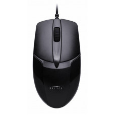 Мышь Оклик 145M черный оптическая (1000dpi) USB (3but)