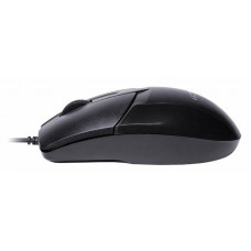 Мышь Оклик 145M черный оптическая (1000dpi) USB (3but)