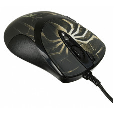 Мышь A4Tech Oscar Editor XL-747H коричневый/рисунок лазерная (3600dpi) USB2.0 (6but)