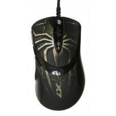 Мышь A4Tech Oscar Editor XL-747H коричневый/рисунок лазерная (3600dpi) USB2.0 (6but)