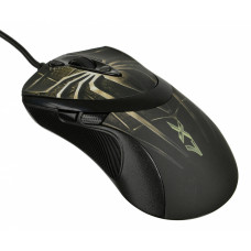 Мышь A4Tech Oscar Editor XL-747H коричневый/рисунок лазерная (3600dpi) USB2.0 (6but)