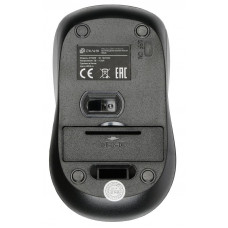 Мышь Оклик 675MW черный/красный оптическая (800dpi) беспроводная USB для ноутбука (3but)