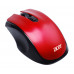 Мышь Acer OMR032 черный/красный оптическая (1600dpi) беспроводная USB (3but)