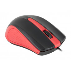 Мышь Acer OMW012 черный/красный оптическая (1200dpi) USB (3but)