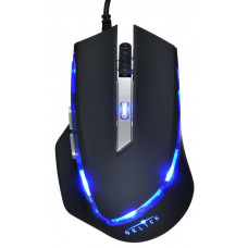 Мышь Оклик 715G черный/серебристый оптическая (3200dpi) USB (6but)