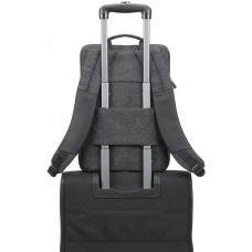 Рюкзак для ноутбука 15.6" Riva 8861 черный полиуретан/полиэстер