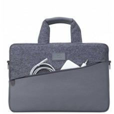Сумка для ноутбука 15.6" Riva 7930 серый полиэстер