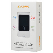 Модем 3G/4G Digma Mobile Wifi DMW1969 USB Wi-Fi Firewall +Router внешний белый