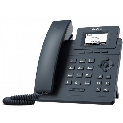 Телефон SIP Yealink SIP-T30P с блоком питания черный (SIP-T30P)