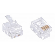 Разъем Buro TLUS-037 RJ-12 6p6c (упак.:100шт)