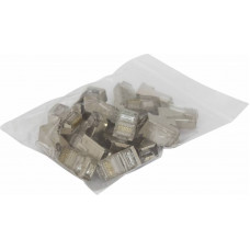 Коннектор RJ-45 Silver (упак.:20шт)