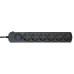 Сетевой фильтр Ippon BK252 5м (6 розеток) черный (коробка)