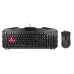 Клавиатура + мышь A4Tech Bloody Q2100/B2100 (Q210+Q9) клав:черный мышь:черный USB Multimedia Gamer LED