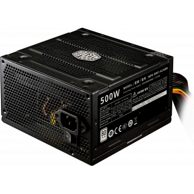 Блок питания Cooler Master ATX 500W Elite V4 80+ (24+4+4pin) 120mm fan 5xSATA RTL