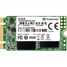 Transcend 256GB M.2 SSD MTS 430 series (22x42mm) R/W: 560/500
