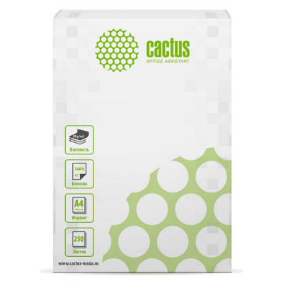 Бумага Cactus CS-OP-A480250 A4/80г/м2/250л./белый CIE146% общего назначения(офисная)