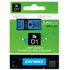 Картридж ленточный Dymo D1 S0720710 черный/голубой для Dymo