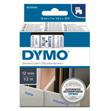 Картридж ленточный Dymo D1 S0720540 белый/синий для Dymo