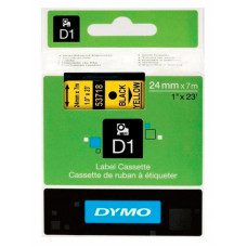 Картридж ленточный Dymo D1 S0720980 черный/желтый для Dymo