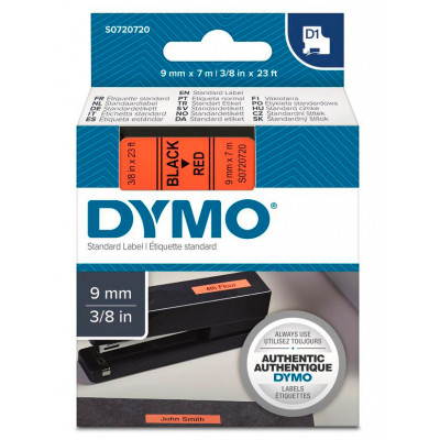 Картридж ленточный Dymo D1 S0720720 черный/красный для Dymo