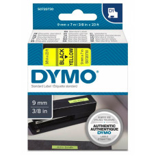 Картридж ленточный Dymo D1 S0720730 черный/желтый для Dymo