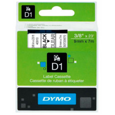 Картридж ленточный Dymo D1 S0720670 черный/прозрачный для Dymo