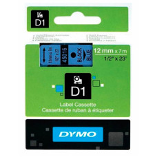 Картридж ленточный Dymo D1 S0720560 голубой/черный для Dymo