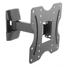 Кронштейн для телевизора Ultramounts UM 897 черный 23"-42" макс.30кг настенный поворотно-выдвижной и наклонный