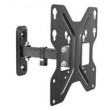 Кронштейн для телевизора Ultramounts UM 898 черный 23"-42" макс.30кг настенный поворотно-выдвижной и наклонный