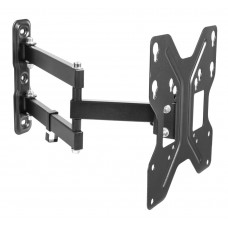 Кронштейн для телевизора Ultramounts UM 900 черный 23"-43" макс.30кг настенный поворотно-выдвижной и наклонный