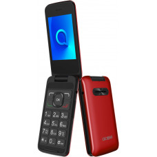 Мобильный телефон Alcatel 3025X красный раскладной 3G 1Sim 2.8" 240x320 2Mpix GSM900/1800 GSM1900 MP3 FM microSD max32Gb