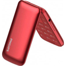 Мобильный телефон Philips E255 Xenium 32Mb красный раскладной 2Sim 2.4" 240x320 0.3Mpix GSM900/1800 GSM1900 MP3 FM microSD max32Gb