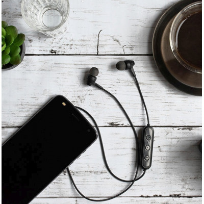 Гарнитура вкладыши Pioneer SE-C4BT-B черный беспроводные bluetooth шейный обод
