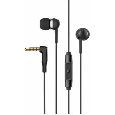 Гарнитура вкладыши Sennheiser CX 80S 1.2м черный проводные в ушной раковине (508896)