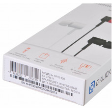 Наушники вкладыши Оклик HP-S-220 1.1м белый проводные в ушной раковине (D2-1)